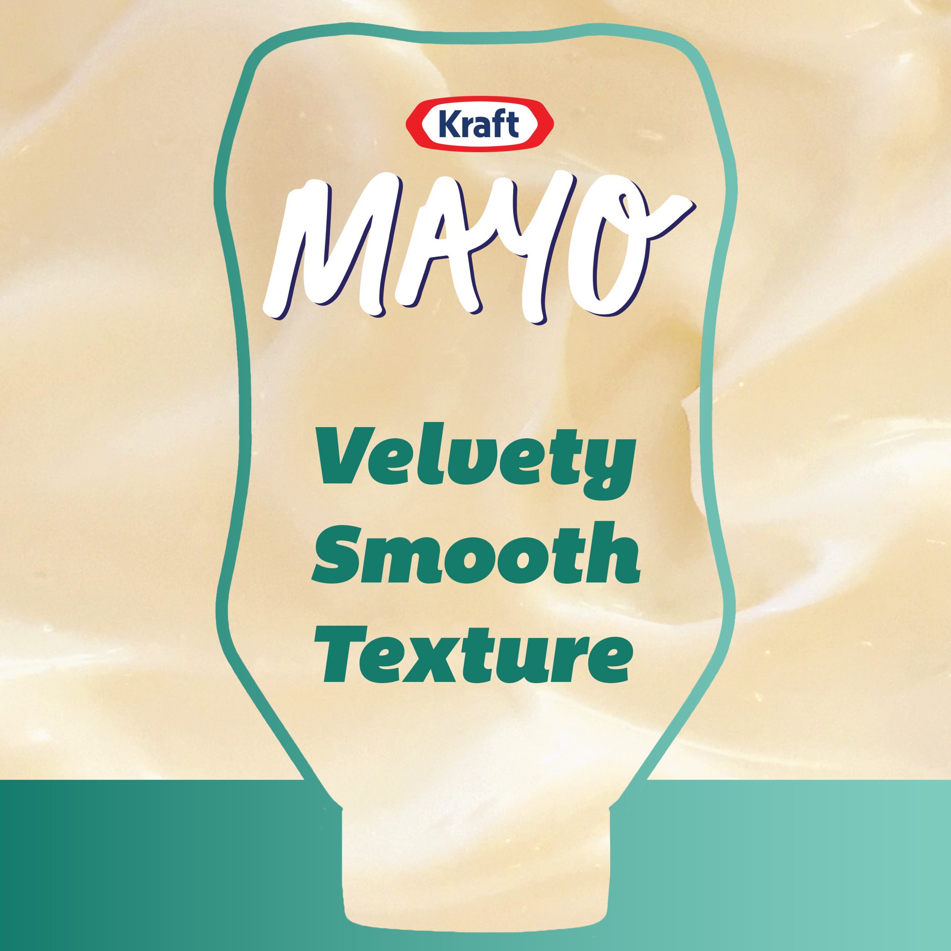 slide 3 of 5, Kraft Real Mayo Creamy & Smooth Mayonnaise, 22 fl oz Bottle, 22 fl oz