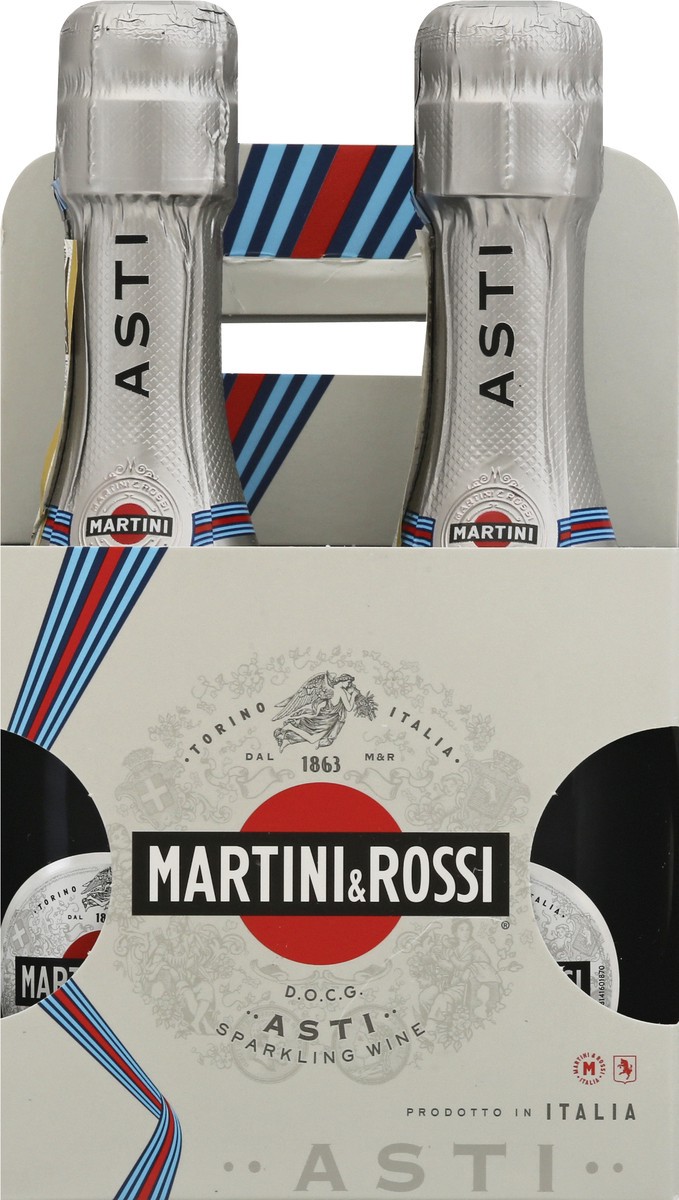 slide 1 of 5, Martini & Rossi 4 Pack Sparkling Wine 187 ml, 187 ml