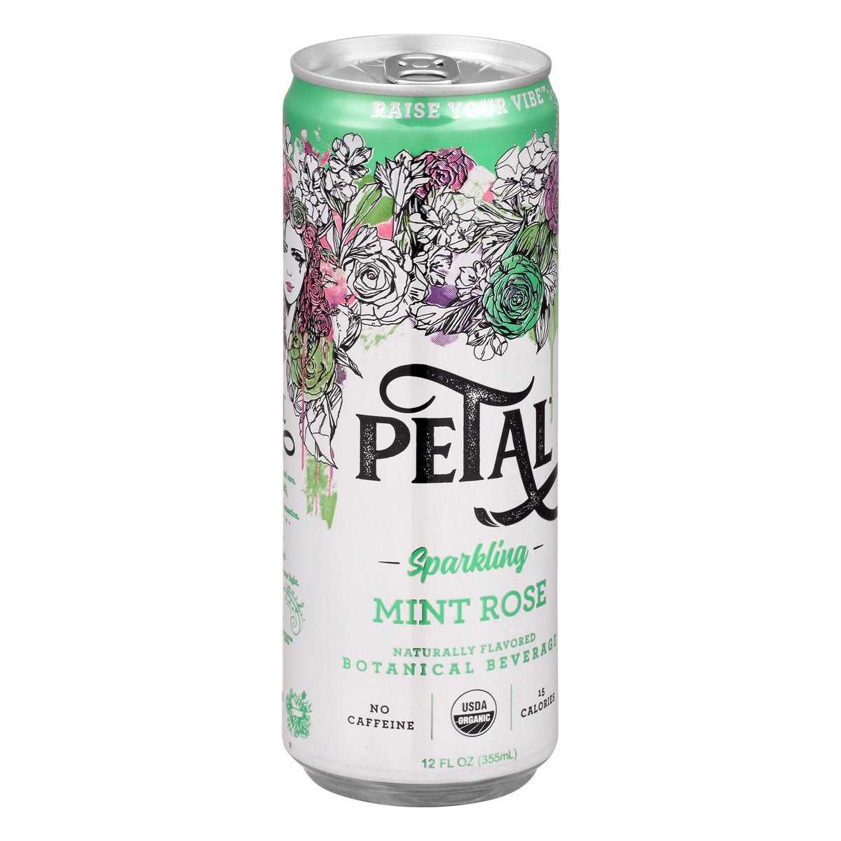 slide 3 of 9, Petal Sparkling Mint Rose Botanical Beverage 12 oz, 12 oz