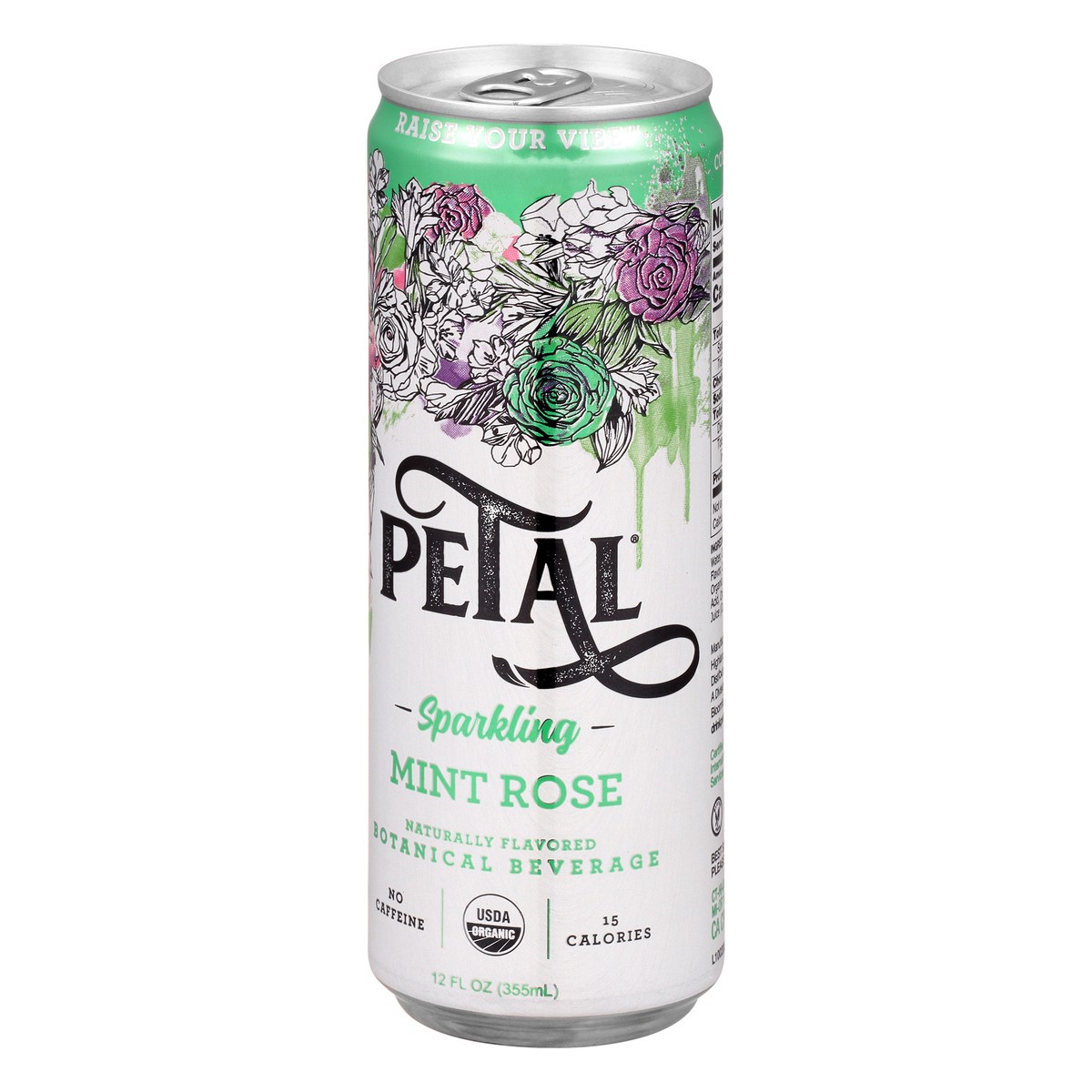 slide 8 of 9, Petal Sparkling Mint Rose Botanical Beverage 12 oz, 12 oz