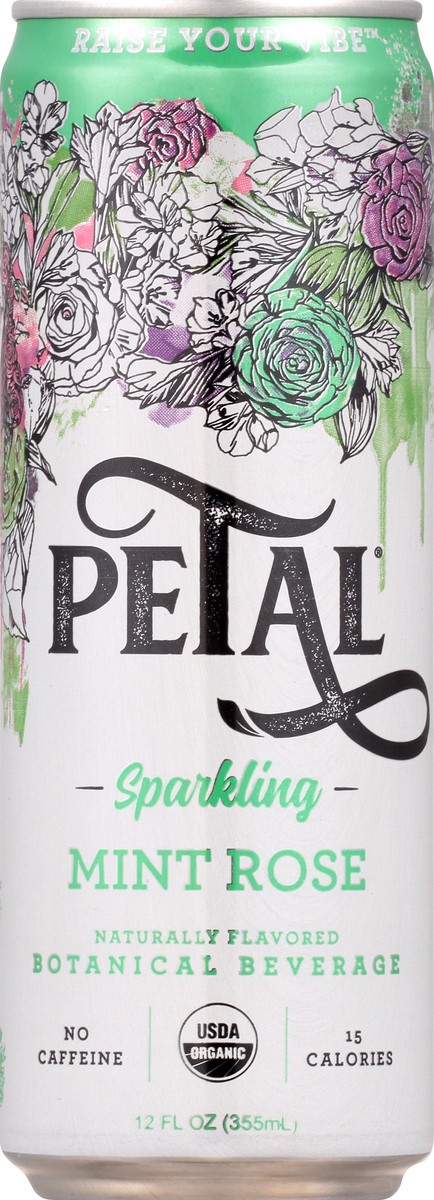 slide 7 of 9, Petal Sparkling Mint Rose Botanical Beverage 12 oz, 12 oz