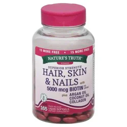 Nature's Truth Hair, Skin, Nails with Biotin 165 Softgels