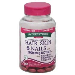 Nature's Truth Hair, Skin, Nails with Biotin 165 Softgels