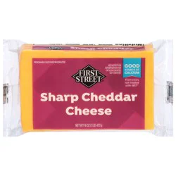 First Street Sharp Cheddar Cheese