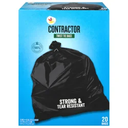 Giant Contractor Twist Tie Bags 45 Gallon
