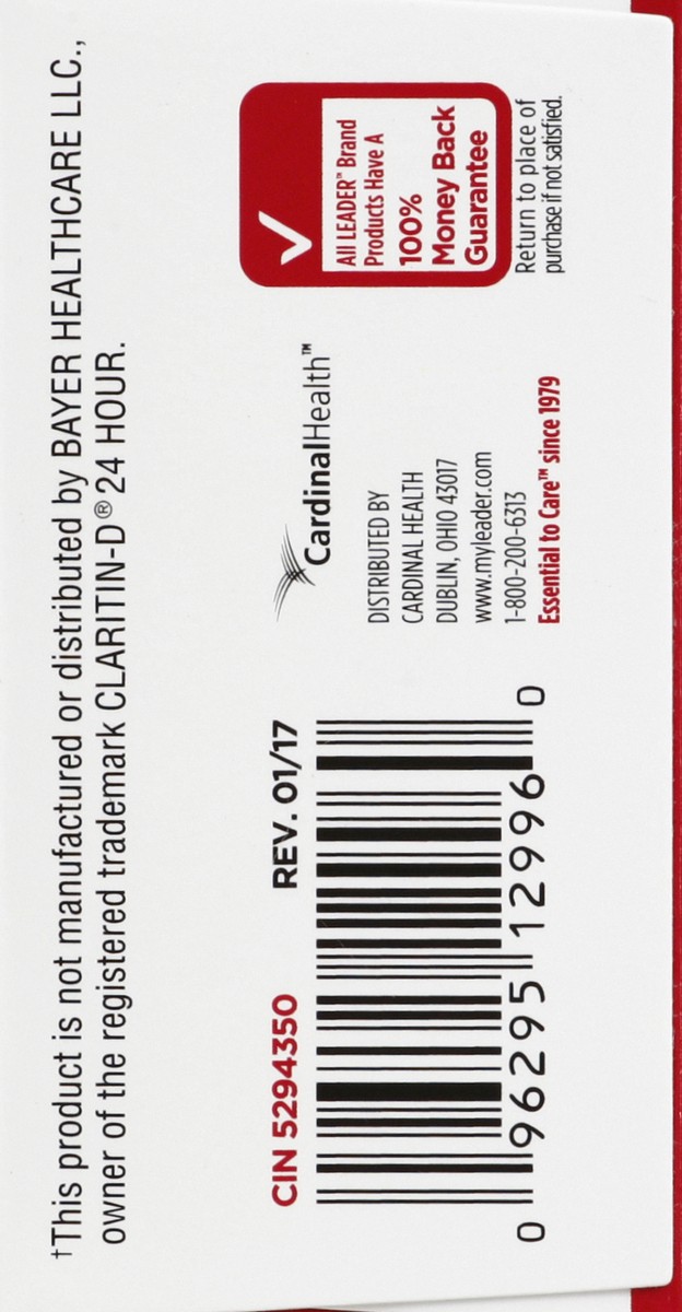 slide 10 of 11, Leader Allergy Relief D-24 15 ea, 15 ct