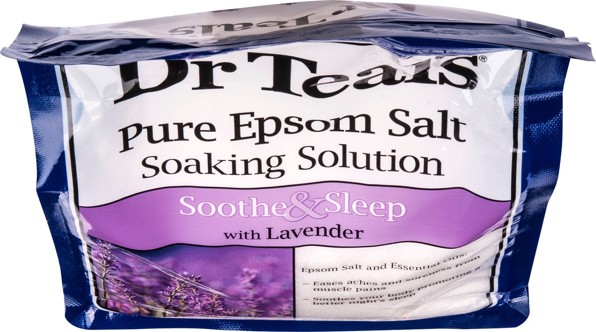 slide 7 of 7, Dr. Teal's Lavender Pure Epsom Salt Soaking Solution, 3 lb