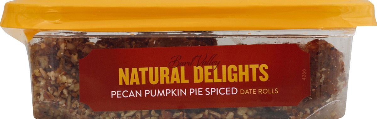 slide 3 of 4, Natural Delights Pecan Pumpkin Pie Spiced Date Rolls, 12 oz