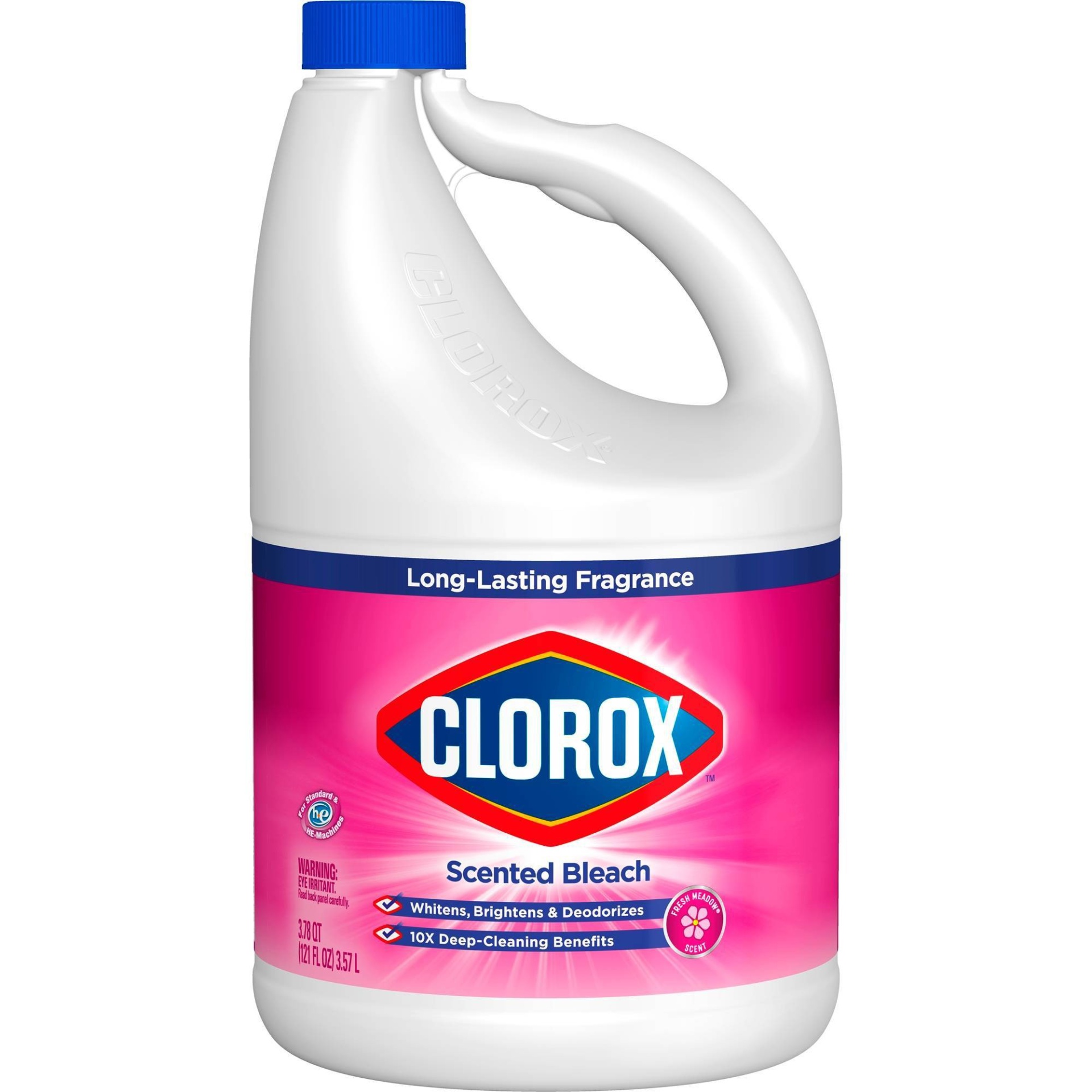 slide 1 of 1, Clorox Liquid Bleach, Fresh Meadow, 121 oz