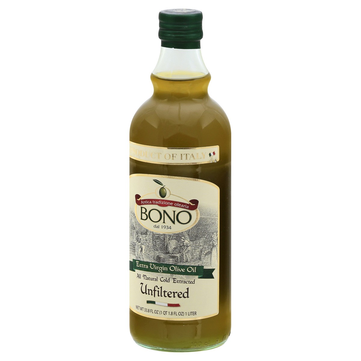 slide 2 of 11, Bono Unfiltered Extra Virgin Olive Oil 33.8 oz, 33.8 oz