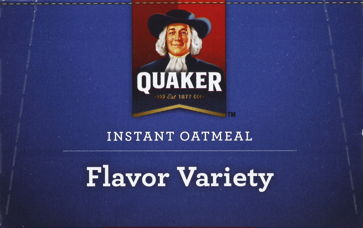 slide 4 of 4, Quaker Maple & Brown Sugar Cinnamon & Spice Apples & Cinnamon Flavor Variety Instant Oatmeal (10-1.4 Oz) 14 Ounce Bags in Box, 14 oz