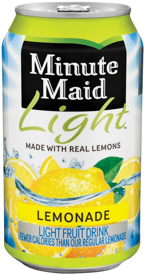 slide 1 of 1, Minute Maid Light Lemonade - 12 fl oz, 12 fl oz