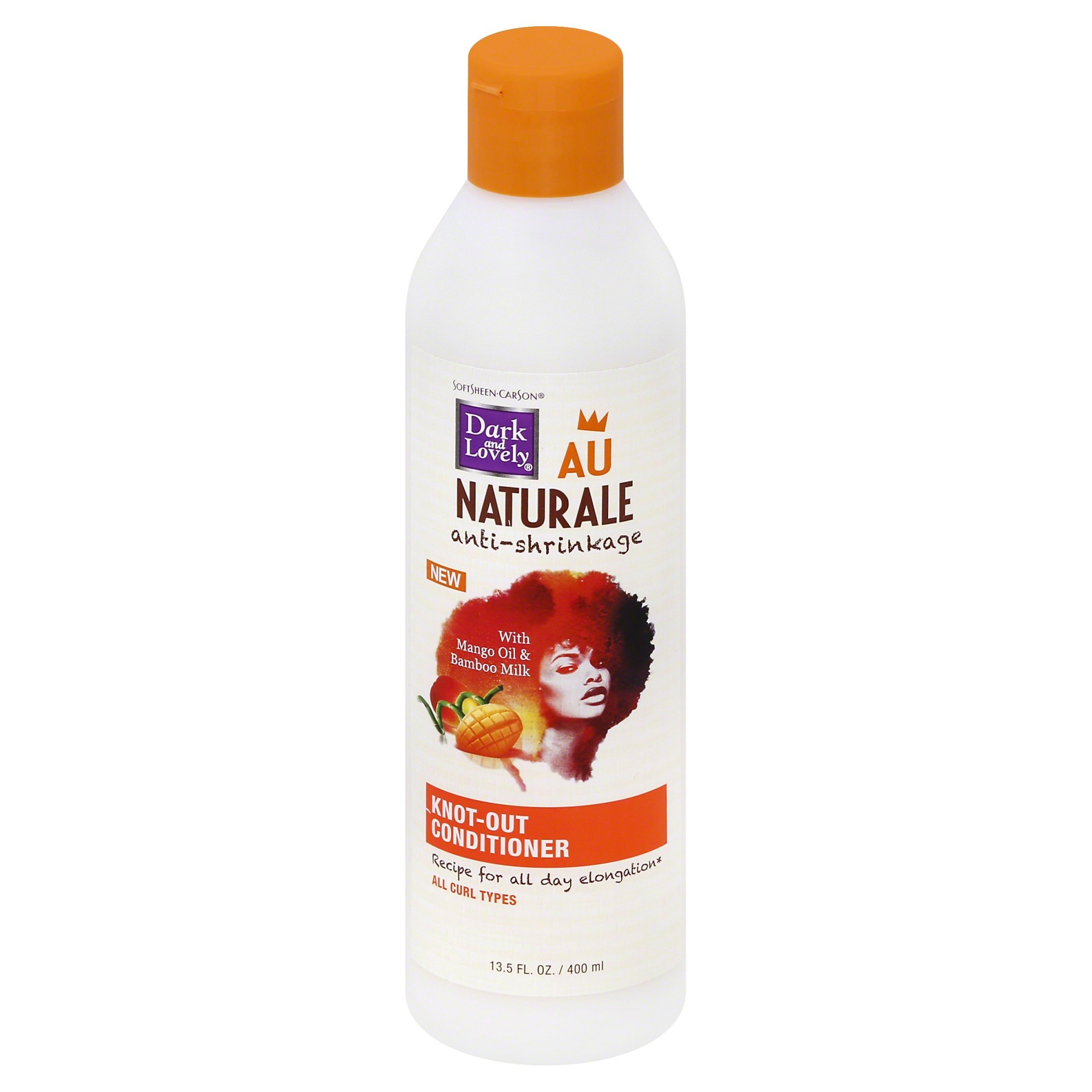 slide 1 of 1, Dark & Lovely Au Naturale Anti-Shrinkage Knot-Out Conditioner, 13.5 fl oz