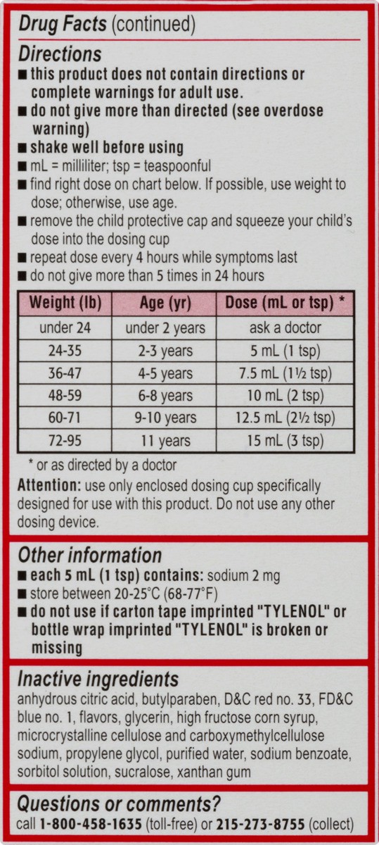 slide 3 of 11, Tylenol Children's Tylenol Oral Suspension, Grape, 4 Fl. Oz, 4 fl oz