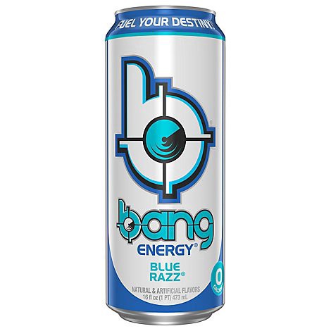 slide 1 of 1, Bang Energy Blue Razz- 16 fl oz, 16 fl oz