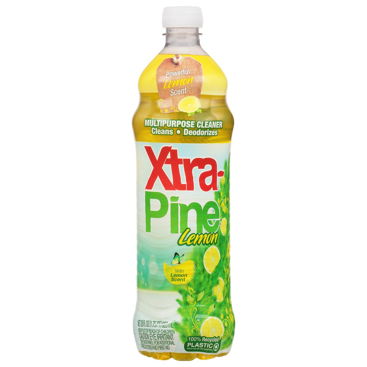 slide 10 of 10, Xtra-Pine Lemon Multipurpose Cleaner 28 fl oz, 28 oz