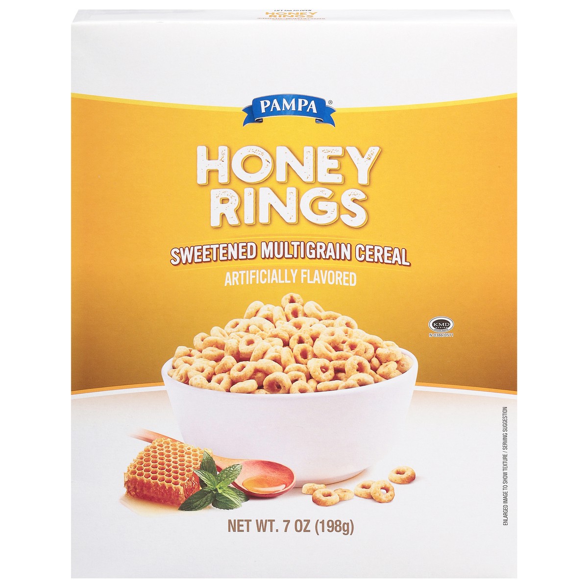 slide 1 of 4, Pampa Honey Rings Cereal 7 oz, 7 oz