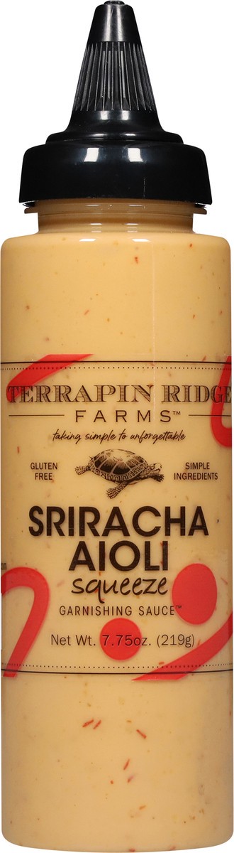 slide 12 of 13, Terrapin Ridge Farms Squeeze Srirarcha Aioli Garnishing Sauce 7.75 oz, 7.75 oz