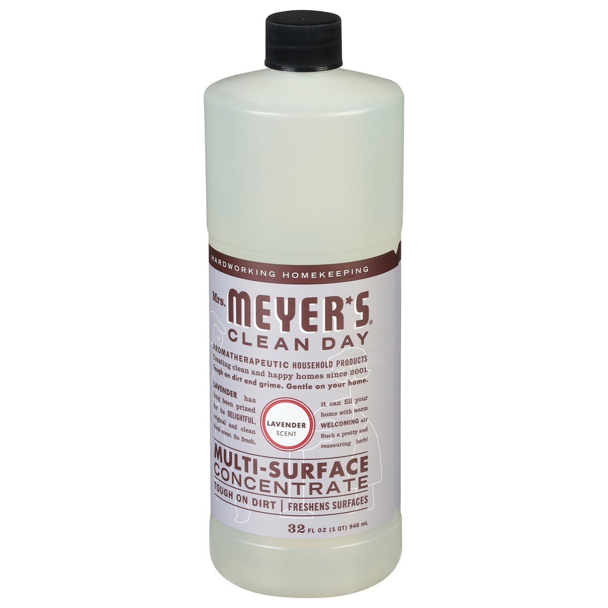 slide 2 of 9, Mrs. Meyer's Mrs. Meyer''s Clean Day Multi-Surface Cleaner Concentrate, Lavender Scent, 32 Ounce Bottle, 32 fl oz