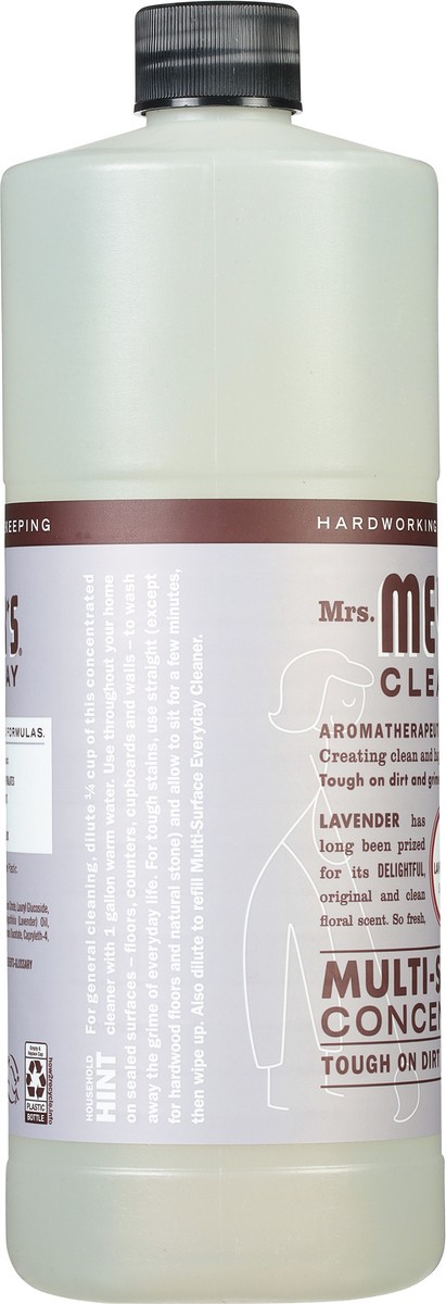 slide 3 of 9, Mrs. Meyer's Mrs. Meyer''s Clean Day Multi-Surface Cleaner Concentrate, Lavender Scent, 32 Ounce Bottle, 32 fl oz