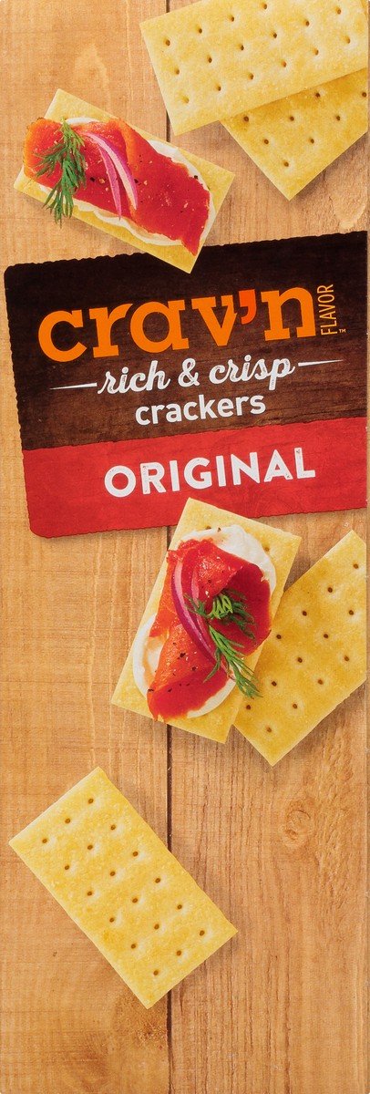 slide 9 of 15, Crav'n Flavor Rich & Crisp Original Crackers 3 ea, 3 ct