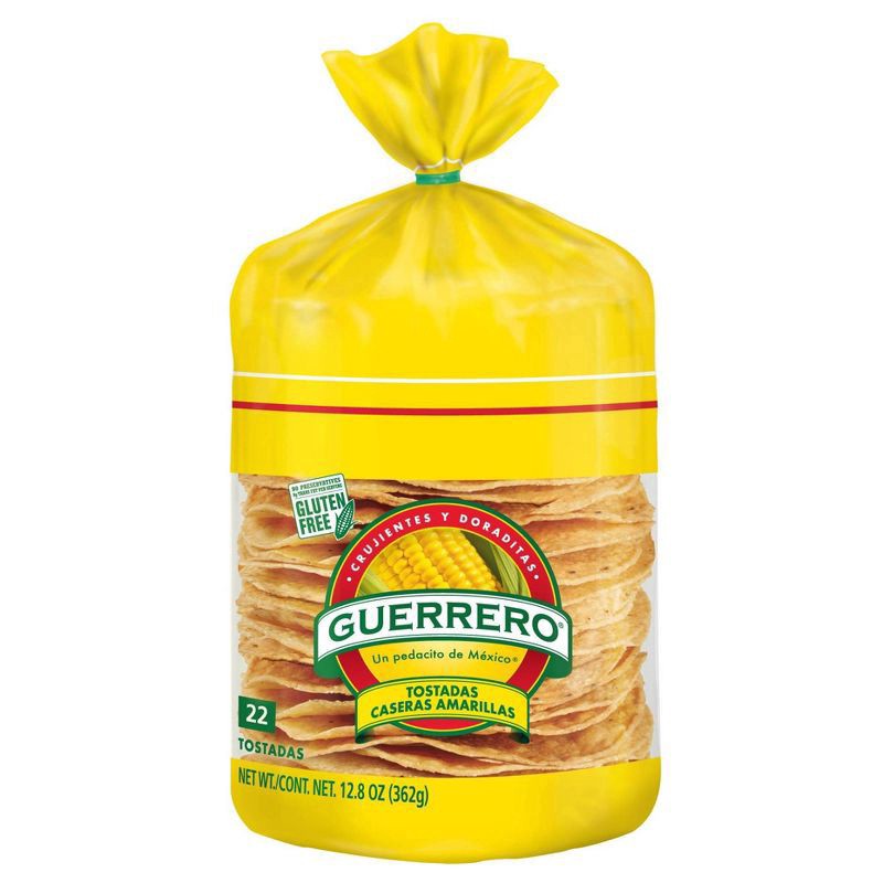 slide 1 of 6, Guerrero Tostadas Caseras Amarilas, 22 ct