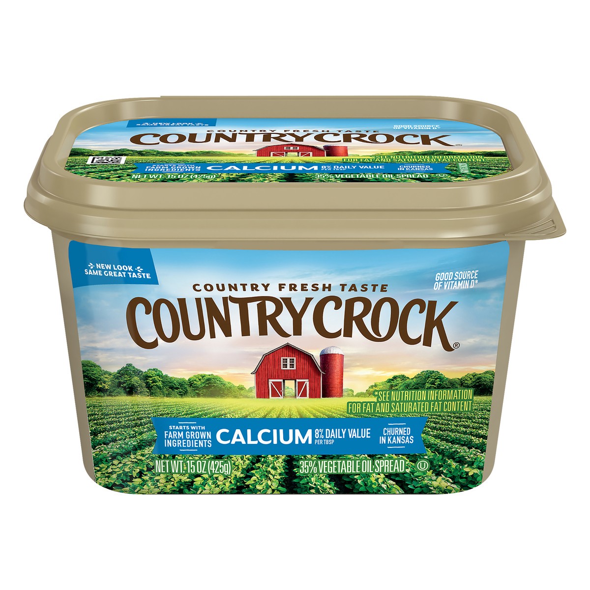 slide 1 of 8, Country Crock Calcium Spread, 