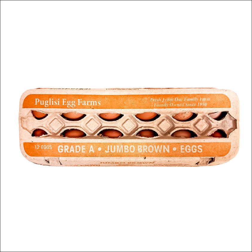 slide 1 of 1, Jumbo Brown Eggs, 12 doz