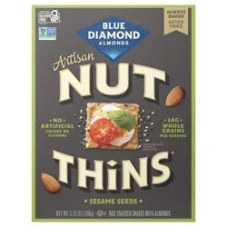 Blue Diamond Sesame Artisan Crackers