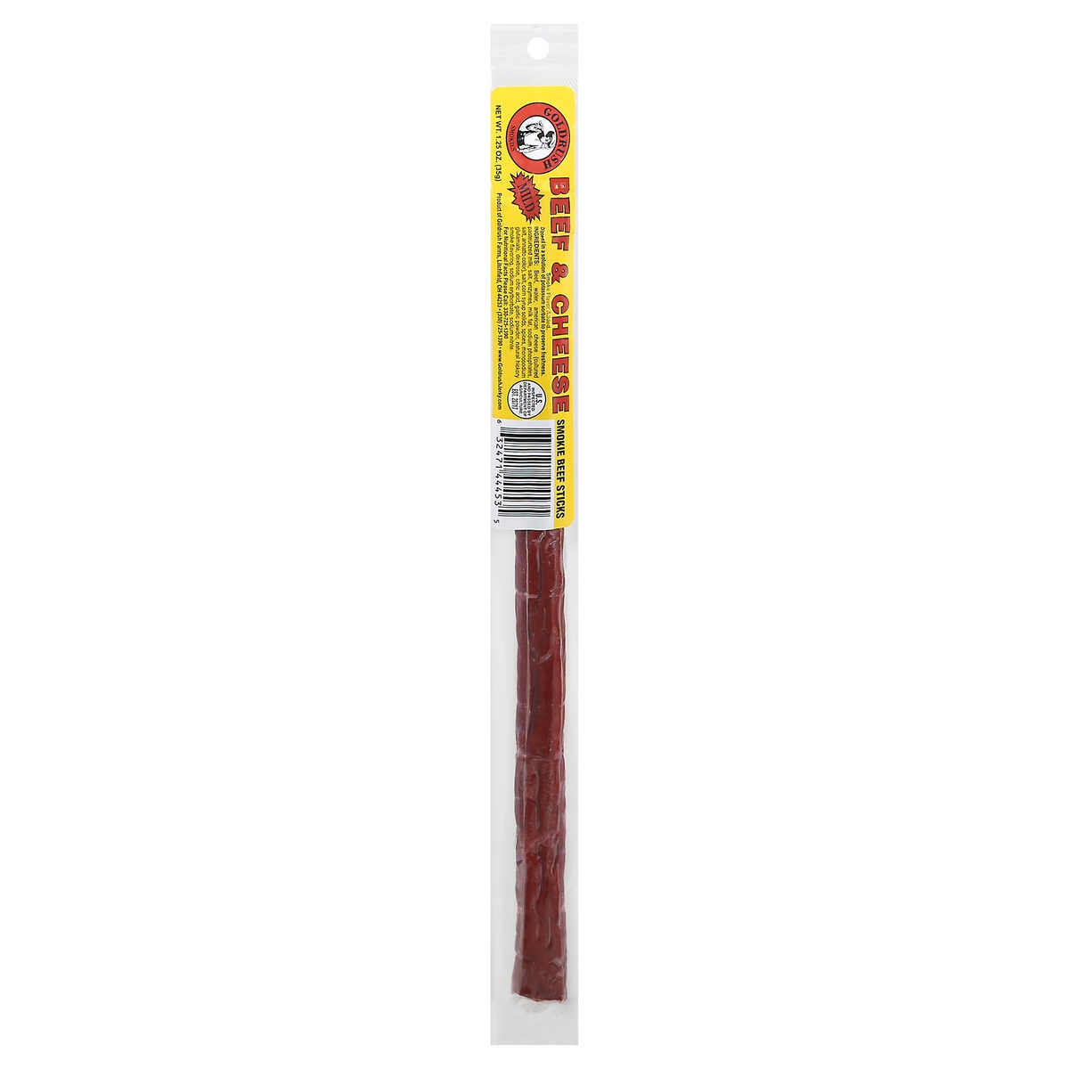 Goldrush Mild Beef & Cheese Smokie Beef Sticks 1.25 oz 1 ct | Shipt