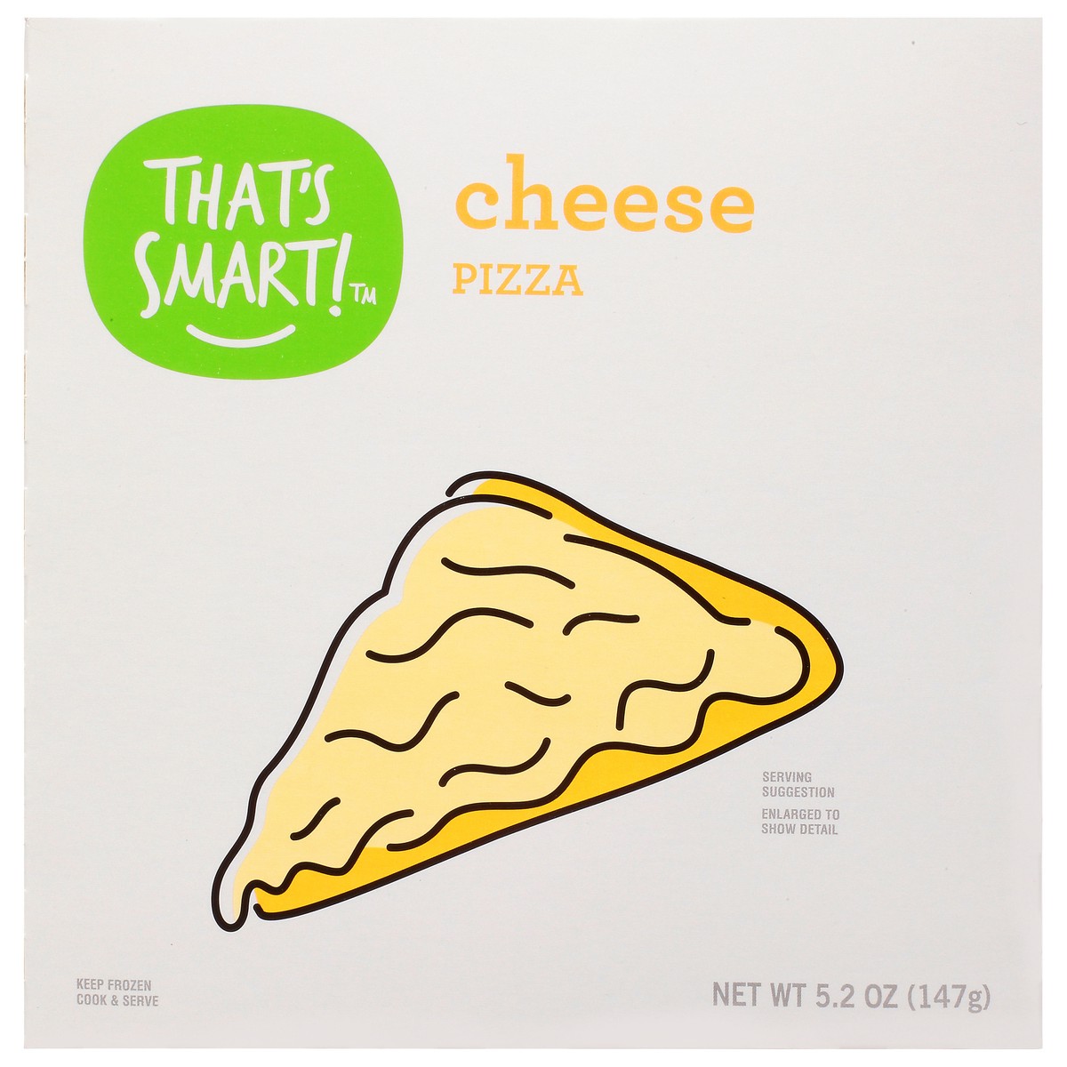 slide 8 of 16, That's Smart! Cheese Pizza 5.2 oz, 5.2 oz