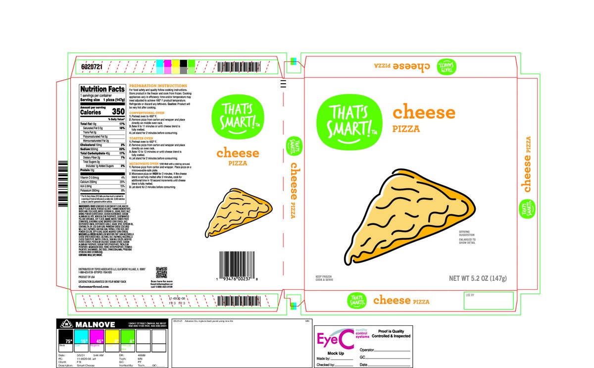 slide 9 of 16, That's Smart! Cheese Pizza 5.2 oz, 5.2 oz