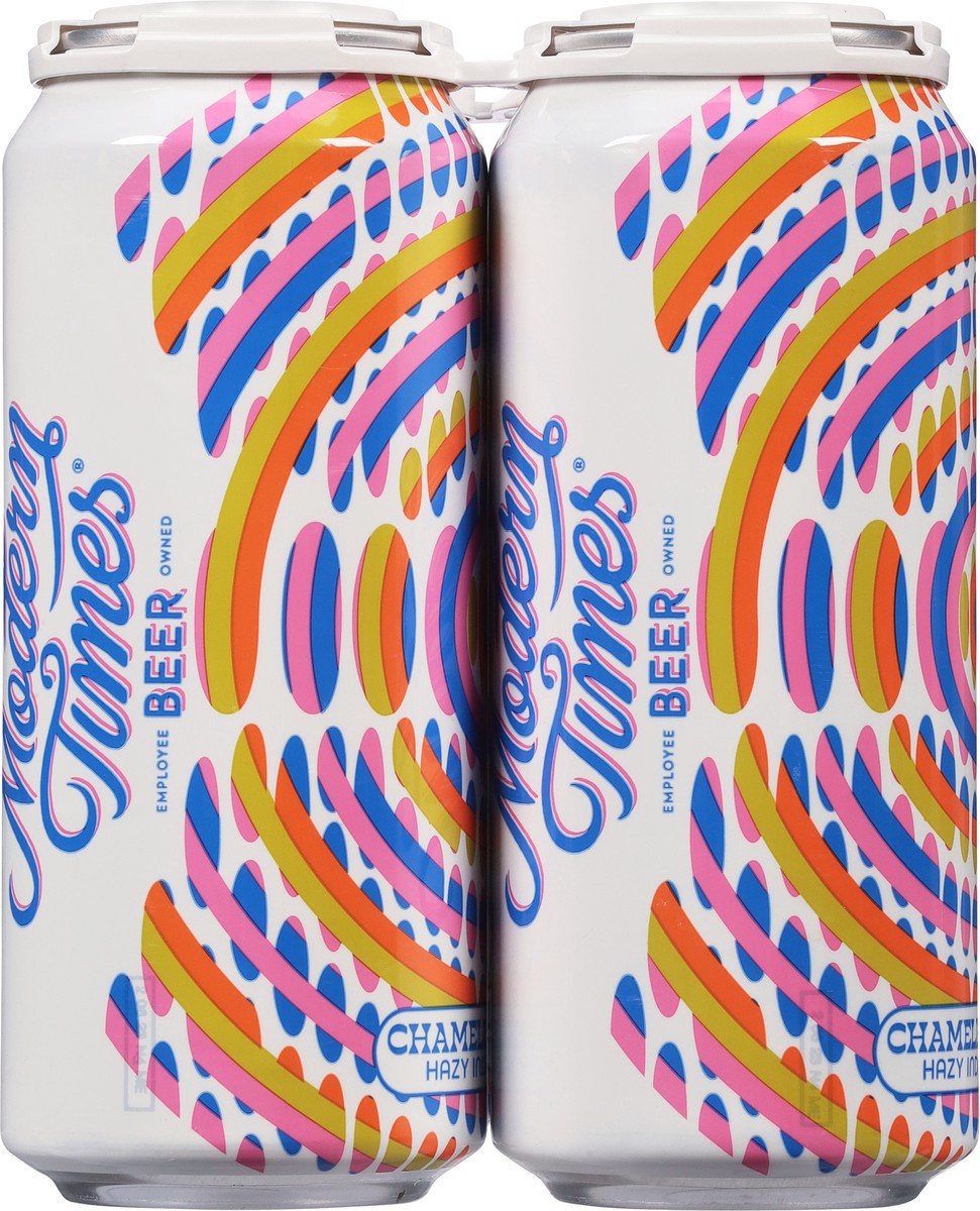 slide 3 of 9, Modern Times Hazy Double India Pale Ale Business Oracle Beer 4 - 1 pt Cans, 4 ct