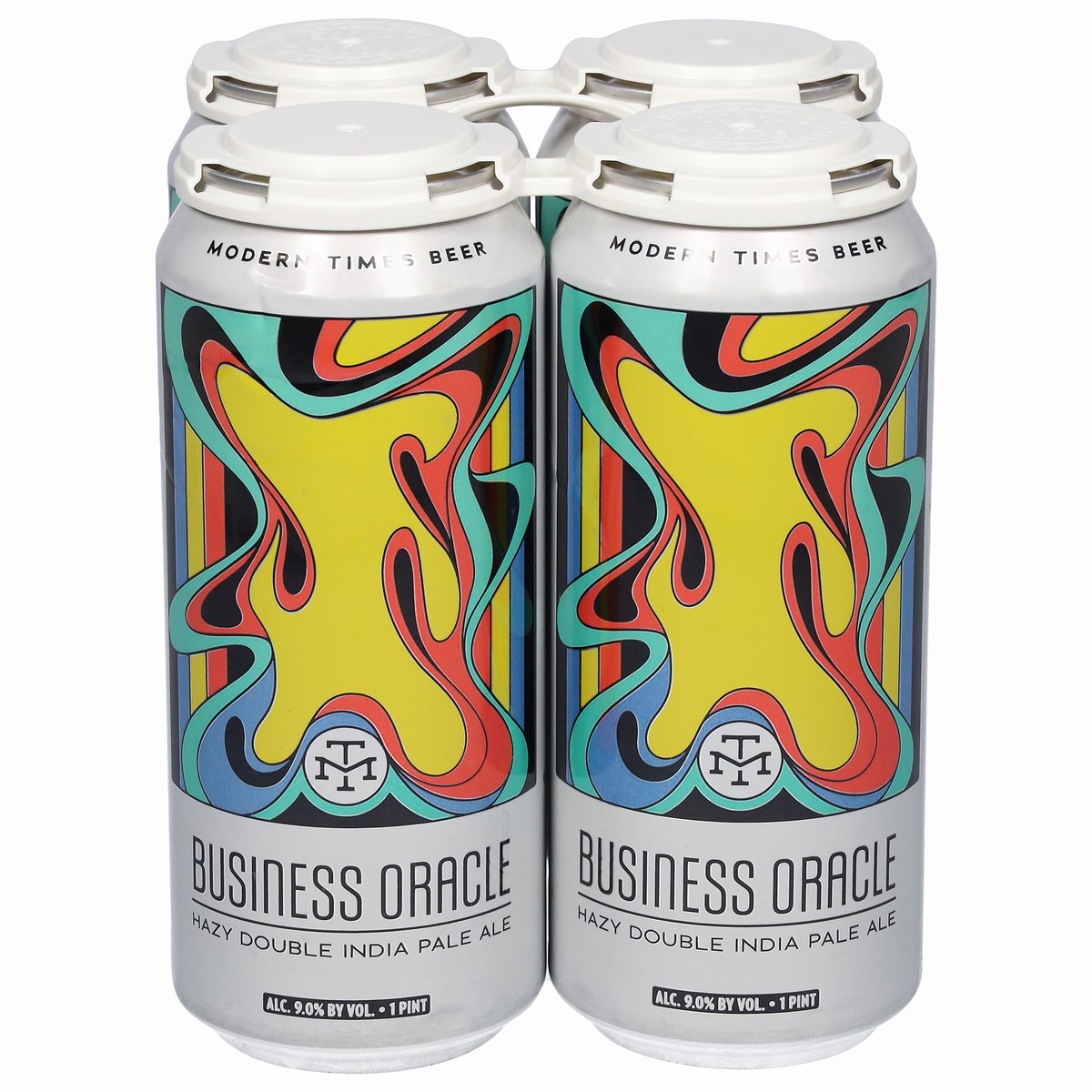 slide 1 of 9, Modern Times Hazy Double India Pale Ale Business Oracle Beer 4 - 1 pt Cans, 4 ct