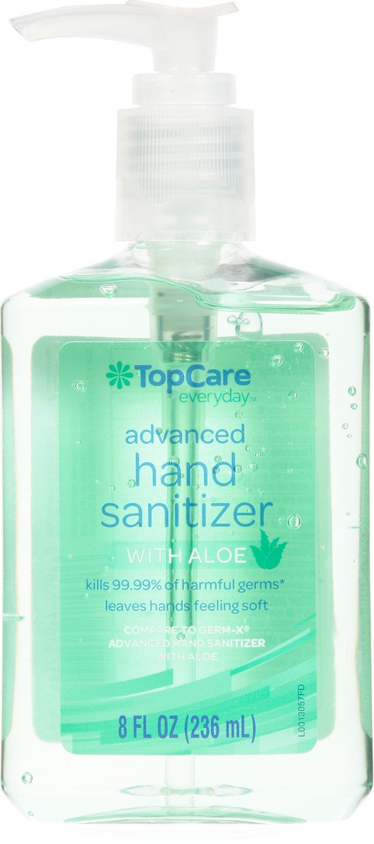 slide 2 of 9, TopCare Everyday Advanced Hand Sanitizer with Aloe 8 fl oz, 8 fl oz