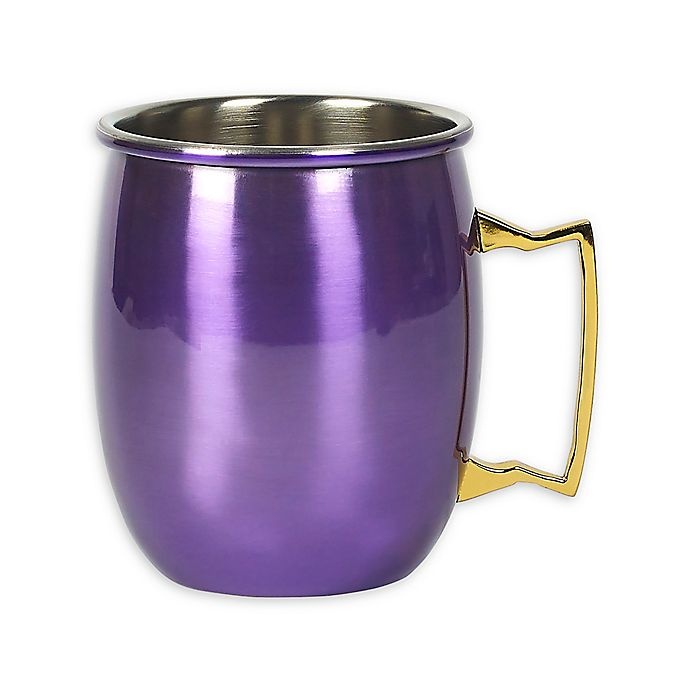 slide 1 of 1, Denmark Artisanal Moscow Mule Mug - Purple, 1 ct