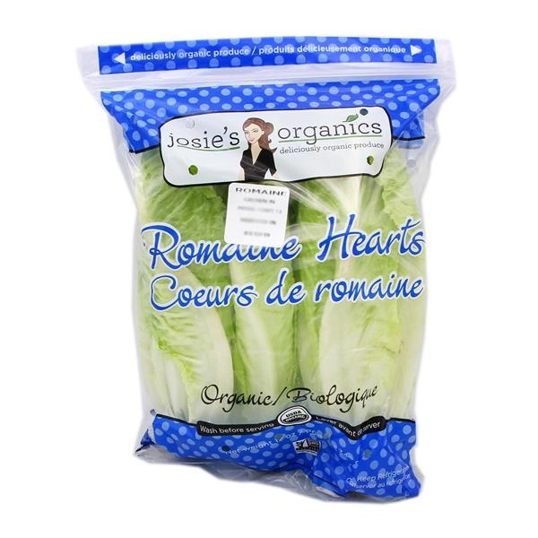 slide 1 of 1, Organic Girl Salad Romaine Hearts Bag, 3 ct