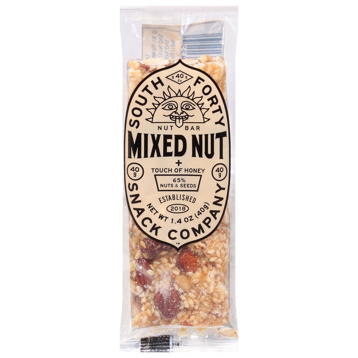 slide 3 of 14, South Forty Snack Company Mixed Nut Nut Bar 1.4 oz, 1.4 oz