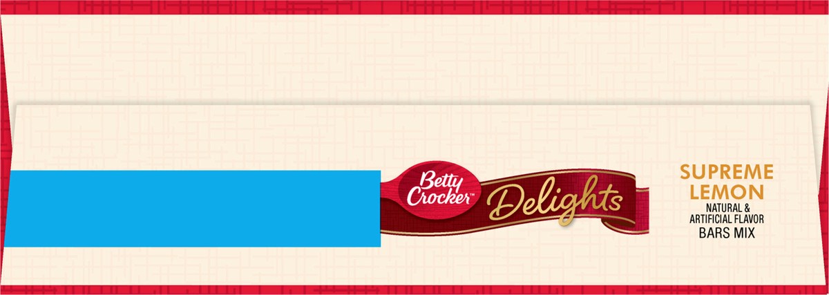 slide 2 of 11, Betty Crocker Delights Supreme Lemon Bars Mix, 16.5 oz., 16.5 oz