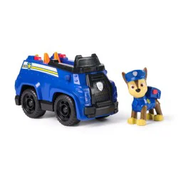 Paw Patrol Chase's Patrol Cruiser Toy Car with Collectible Action Figure