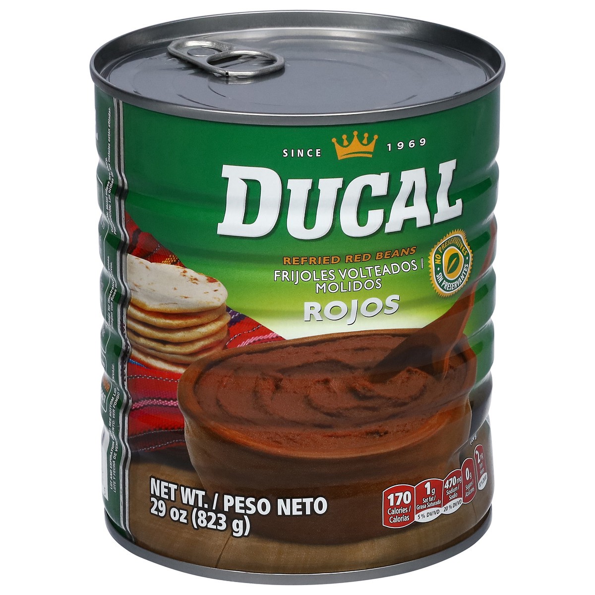 slide 5 of 12, Ducal Refried Red Beans 29 oz, 29 oz