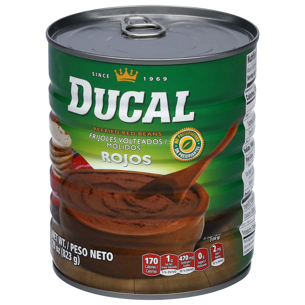 slide 10 of 12, Ducal Refried Red Beans 29 oz, 29 oz