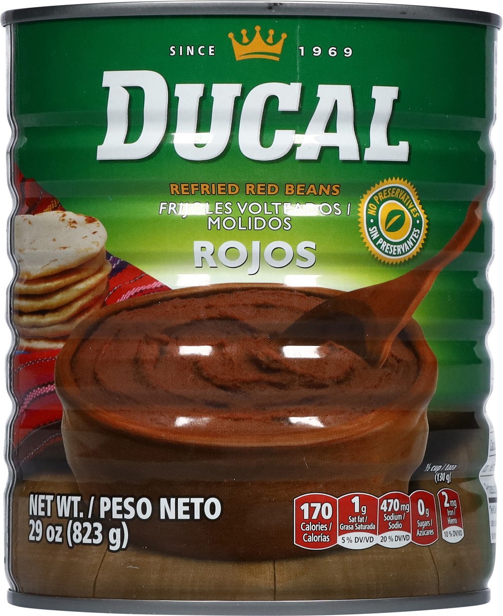 slide 2 of 12, Ducal Refried Red Beans 29 oz, 29 oz