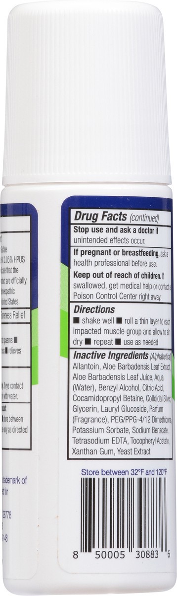 slide 8 of 9, Theraworx Roll-On Relief for Muscle Cramps 2.5 fl oz, 2.5 oz