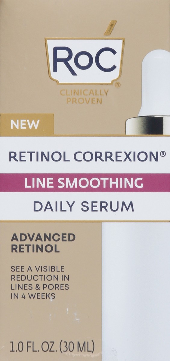 slide 4 of 9, RoC Retinol Correxion Line Smoothing Daily Serum 1.0 fl oz, 1 oz