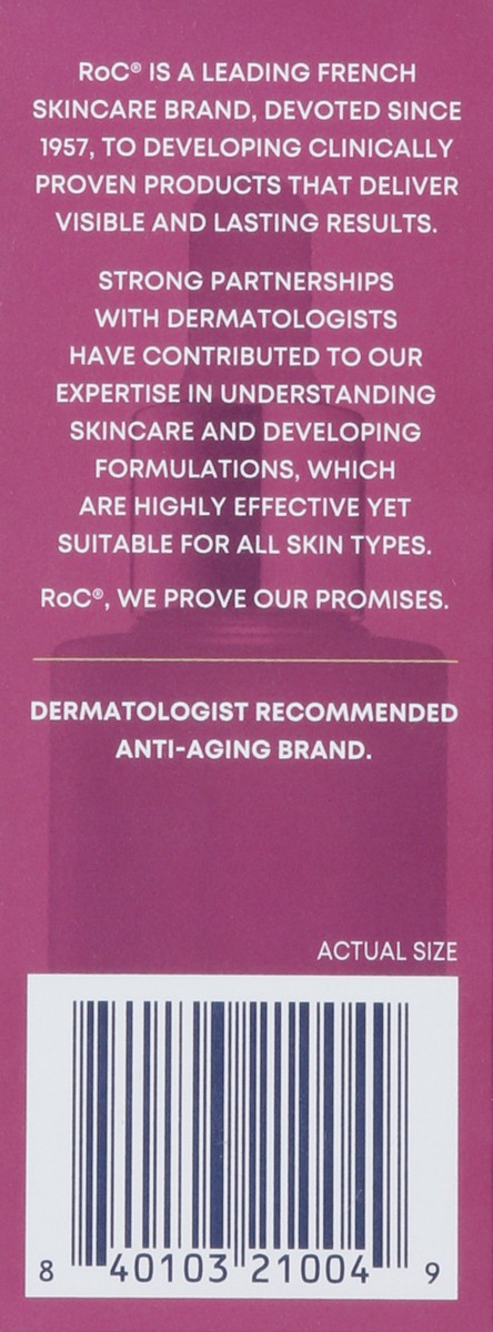 slide 8 of 9, RoC Retinol Correxion Line Smoothing Daily Serum 1.0 fl oz, 1 oz