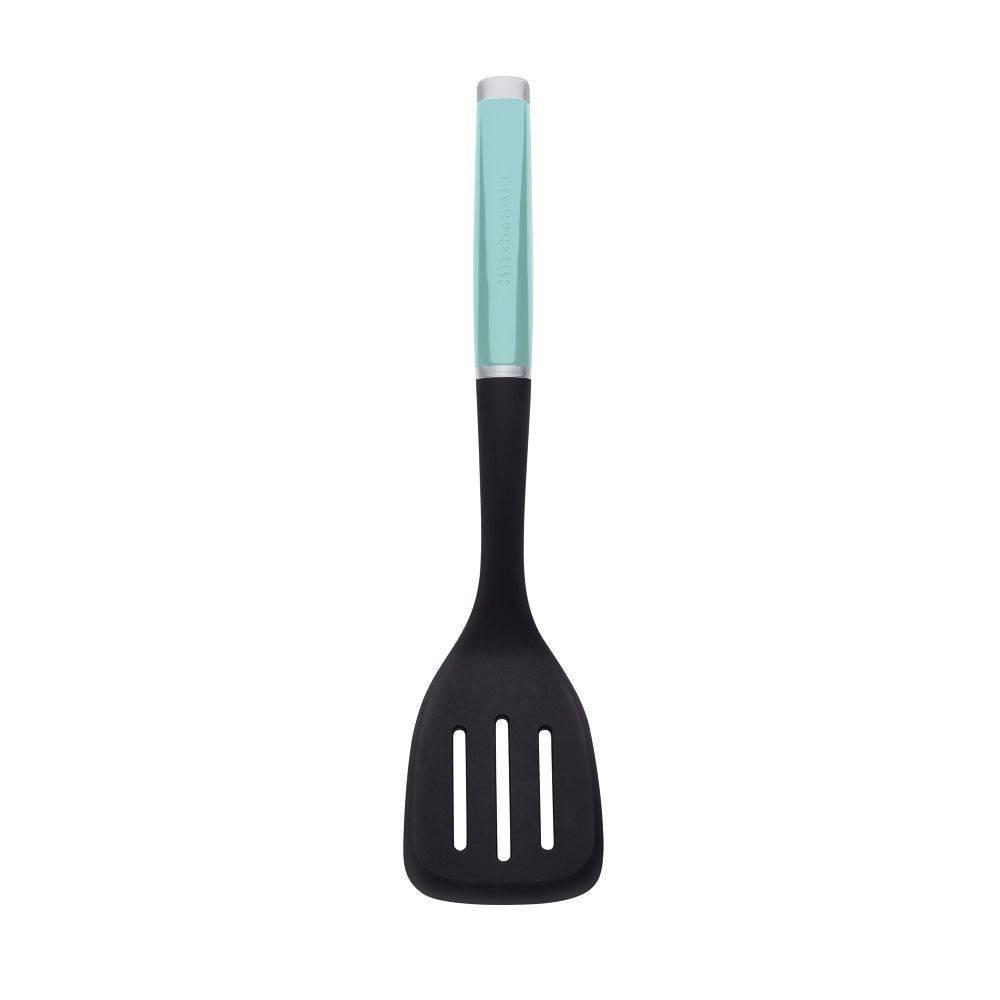 slide 1 of 1, KitchenAid Nylon Slotted Turner Aqua Sky, 1 ct