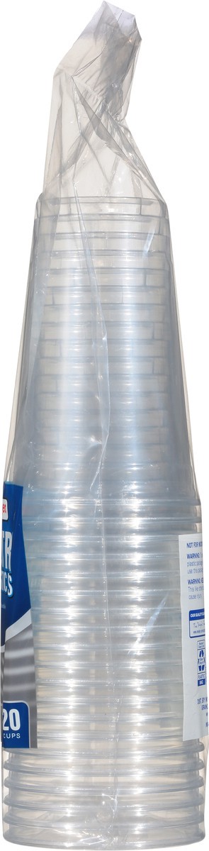 slide 6 of 7, Meijer Clear Plastic Cups, 24 oz, 20 ct