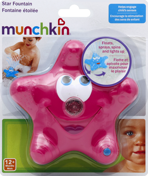 slide 1 of 1, Munchkin Spray Star Bath Toy, 1 ct