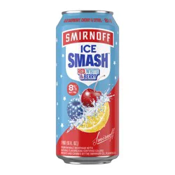 Smirnoff Ice Smash Red/White & Berry Beer 1 pt Can